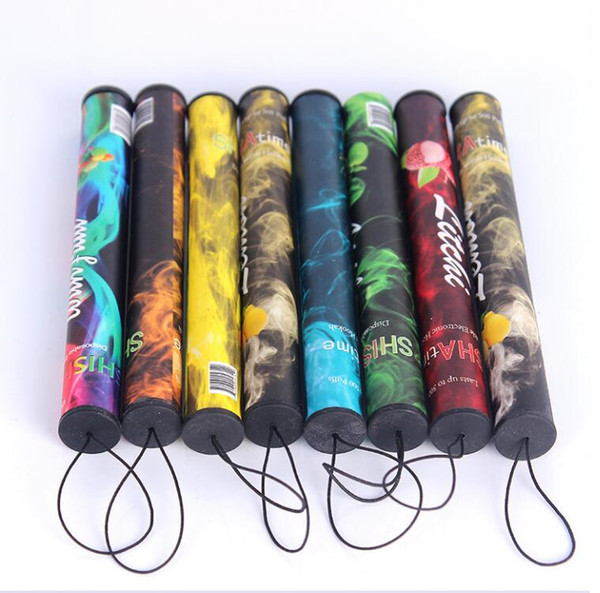 ShiSha Time Disposable Cigarette E HOOKAH Pen 500 Puffs Various Fruit Flavors Colorful SHISHA TIME Pens Electronic Cigarette Epacket free