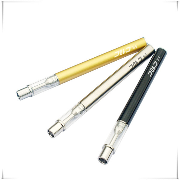 Disposable Vape Pen 5S C1/C2 Empty Vaporizer Cartridge with 280mAh Bottom USB Charger 510 Thread Battery