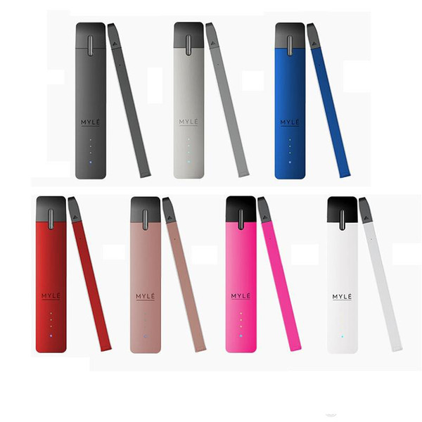 Myle Vape Disposable Pods Starter Kit Built-in 240mAh Battery with 4 Pods Clone 7 Colors Pod Cartridges Portable Pen Device Kit