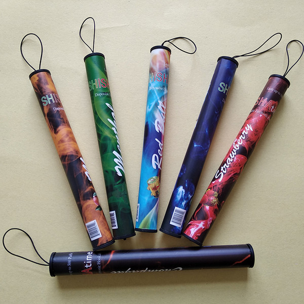 ShiSha Time E Hookah 500 Puffs Pipe Pen Electronic Cigarette Stick Sticks Shisha Hookah disposable e cigarette DHL