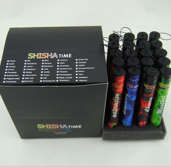 E ShiSha Time Disposable Cigarette E HOOKAH Pen 500 Puffs Various Fruit Flavors Colorful SHISHA TIME vape Pens Electronic Cigarette DHL FREE