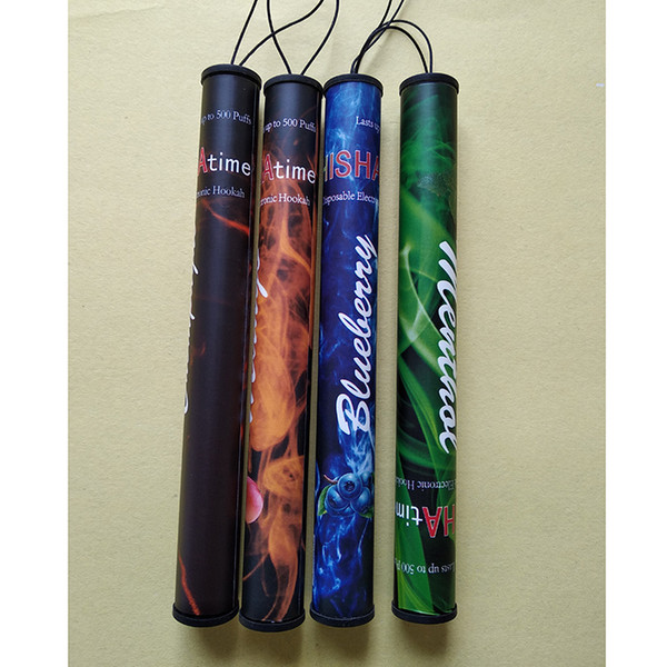 E Shisha Time Disposable Electronic cigarettes Shisha pen E cigs 500 puffs 30 type Various Fruit Flavors Hookah pen