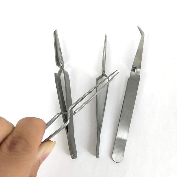 Electronic Cigarette Wax Tool Stainless Steel Cross Lock Tweezers Dabber Tool Wax Dry Ego Dry Herb Dabber Tool