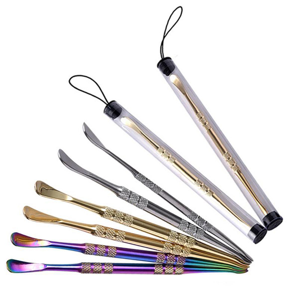 Stainless Steel Vape Dabber Tool Concentrate Wax Oil Vape Pick Tool For Wax Honey Dry Herb Wax Dab Tool Skillet Ego