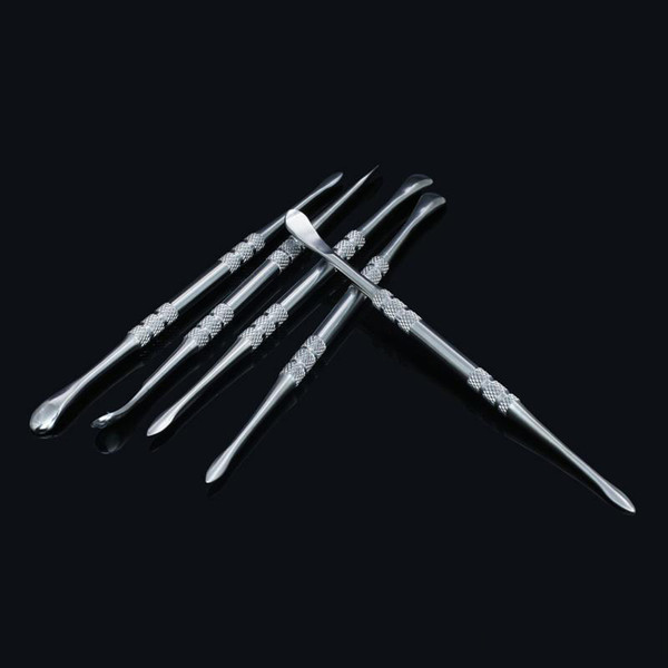 Stainless Steel Tool 120mm Concentrate Dab Rig Tools for Wax Dabs Shatter metal dabbing tool shipping free