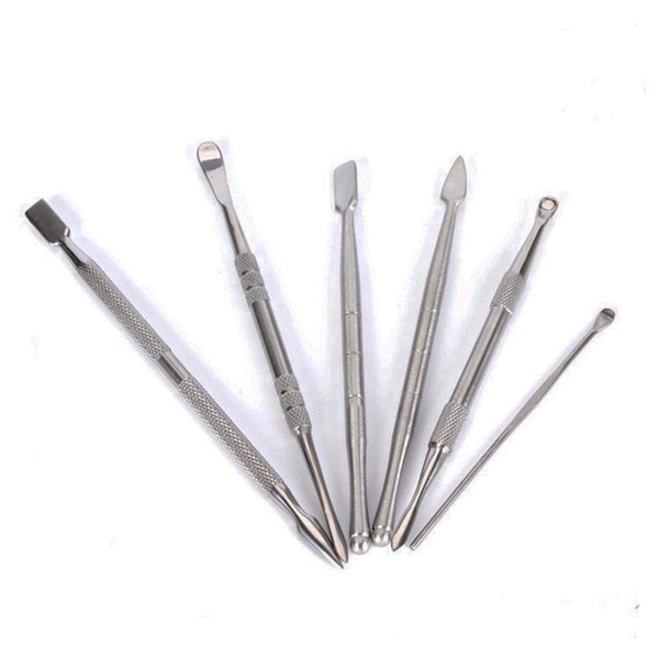 Ecig Accessories Stainless Steel Dab Tool Glass Tank Nail Tool Dab Rig For Wax Oil Free Shipping