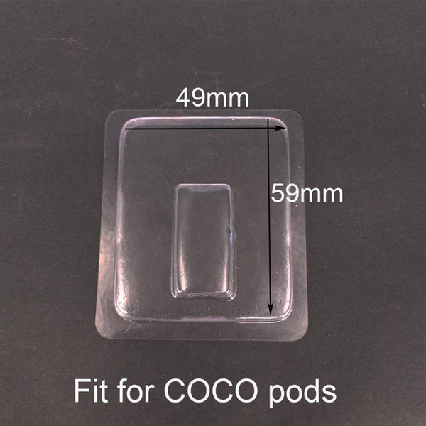 Retail Clear Clam Shell Blister Packaging for Vapor pod coco Vaporizer mini thick oil atomizer package