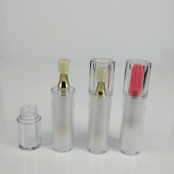 Child lock Tube Vape Cartridges Packaging Clear Plastic PP Tube Vaporizer Container Empty E Cig Cart Plastic Tube