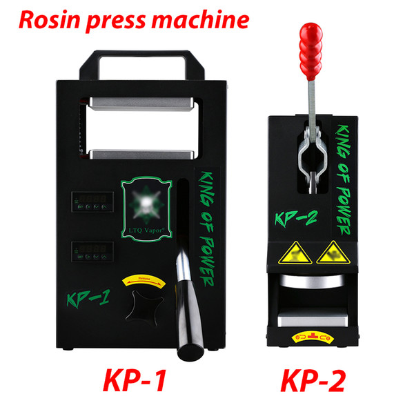 Authentic Rosin Press Machine KP-1 KP-2 Vapor 4tons Pressure On Clamp Adjustable Heating Temperature Portable Extracting Machine With Tools