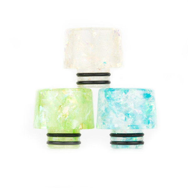 VapeSoon Wholesale 510 Resin Drip Tip Petal Style Drip Tip For Falcon TFV12 Baby Prince MELO 3 MINI etc DHL Free