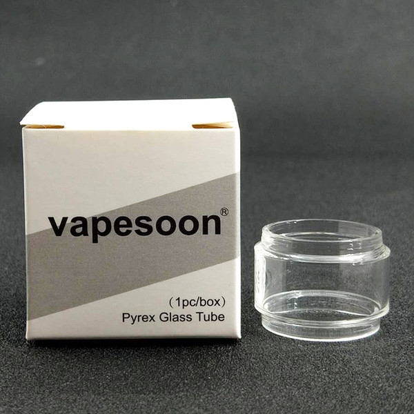 Authentic VapeSoon Replacment Fat Extend Bulb Glass Tube For Horizon Falcon MINI Falcon Resin-Artisan Edition 7ml tankFast Shipping