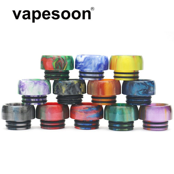 VapeSoon 810 Thread Resin Drip Tip Suit For TFV8 TFV12 Prince IJUST 3 Uforce T2 NRG 5ML Ello Vate TANK etc mushroom shape Style