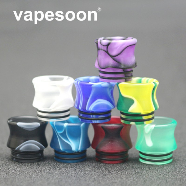 VapeSoon 810 Acrylic Drip Tip Slim Waist Drip Tip Suit For TFV8 BIG BABY TFV12 Prince Mfeng Tank IJUST 3 etc Acrylic Package DHL Free