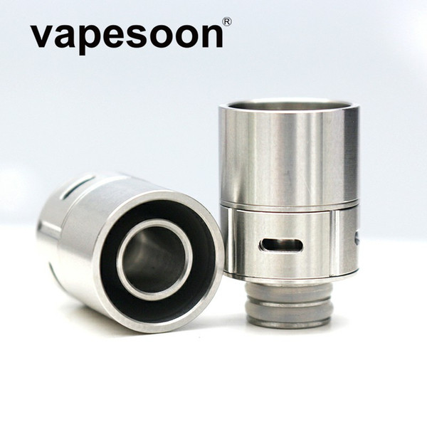 VapeSoon Wholesale 510 Stainless Steel Drip Tip For TFV4 TFV4 MINI Airflow Control System Drip Tip Fast Shipping