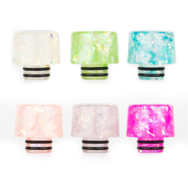 VapeSoon Wholesale 510 Resin Drip Tip Petal Style Drip Tip For Falcon TFV12 Baby Prince MELO 3 MINI etc