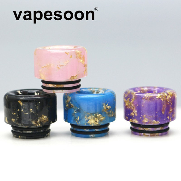 VapeSoon Wholesale 810 Resin Drip Tip For TFV8 TFV12 Prince SKRR NRG 5ML etc DT158 DHL Free Shipping