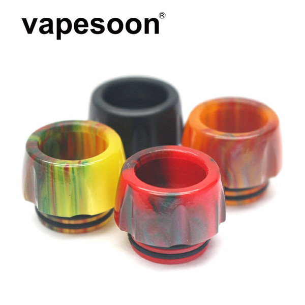 VapeSoon Newest 810 Mushroom Style Resin Drip Tip For TFV8 TFV12 Prince IJUST 3 Falcon King Atomizer etc DHL Free Shipping