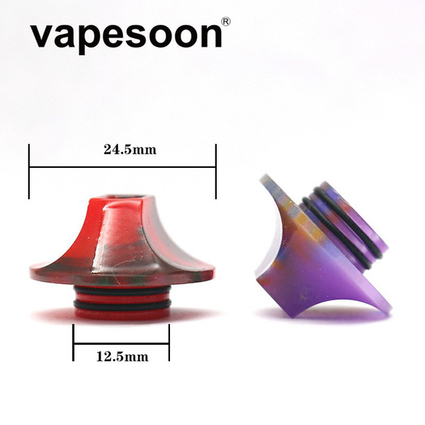 VapeSoon 810 Thread Resin Drip Tip Suit For TFV8 TFV12 Prince IJUST 3 Uforce T2 NRG 5ML Ello Vate TANK etc DT236