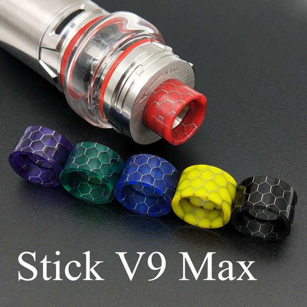 VapeSoon Newest Resin Drip Tip For Stick V9 Max Kit Snake Style Drip Tip DHL free Shipping