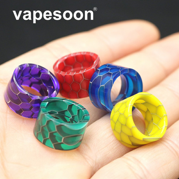 VapeSoon Newest Resin Drip Tip For TFV8 BABY V2 TANK Species V2 Tank Snake Style DHL Free Shipping