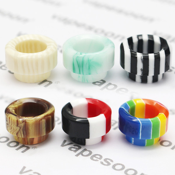 VapeSoon 810 Resin Drip Tip Mushroom Style For Kylin MINI MANTA GOON 528 Kennedy etc Rainbow Color