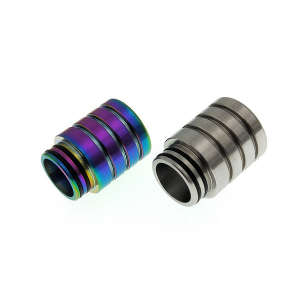 VapeSoon New Model 810 Stainless Steel Drip Tip For TFV8 BIG BABY TFV12 Prince etc Rainbow Sliver Color in stock