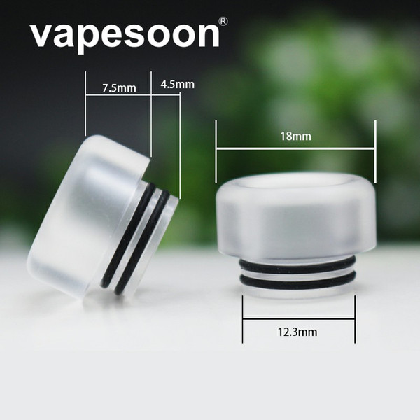 VapeSoon 810 Resin Drip Tip Clear Color For TFV8 Big Baby TFV12 Prince etc DT124