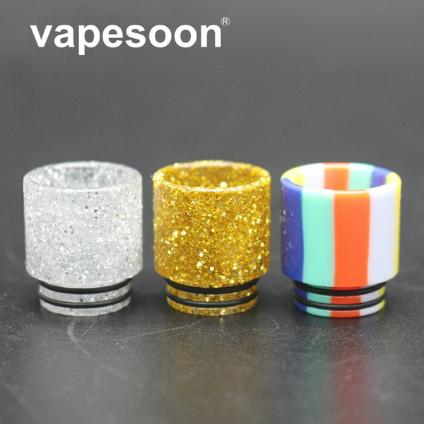 VapeSoon Wholesale 810 Resin Drip Tip USD Candy Style For TFV8 TFV12 Falcon King etc Fast Free Shipping