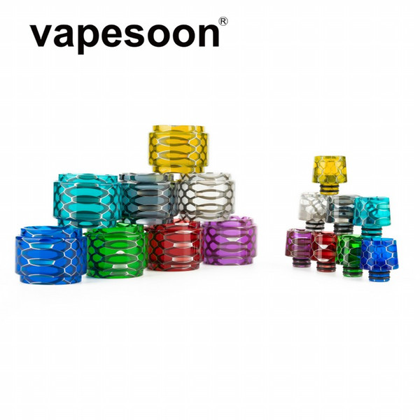 VapeSoon Wholesale Crown 4 Snake Resin Tank With 510 Resin Drip Tip 8 Colors