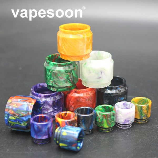 VapeSoon Wholesale TFV8 Big Baby Resin Tank With Drip Tip Set For TFV8 BIG BABY 5ml TANK 7 Colors In Stock Fast Shipping