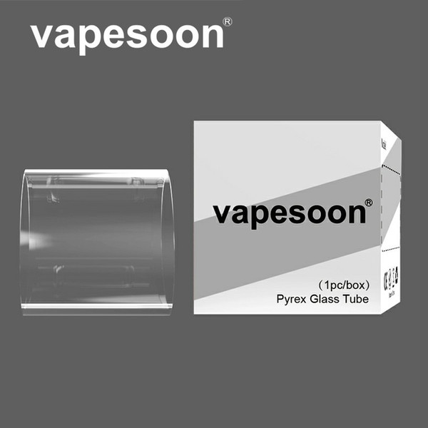 Authentic VapeSoon Glass Tube For Freemax Twister 80w Kit Fireluke 2 TPD Fireluke MINI Mesh Pro Starre Pure FireLuke Mesh DHL Free