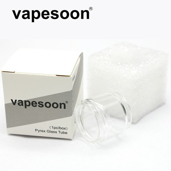 Authentic VapeSoon Replacment Fat Extend Bulb Glass Tube For Horizon Falcon MINI Falcon Resin-Artisan Edition 7ml tank DHL Fast Shipping