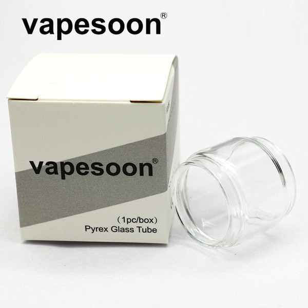 Authentic VapeSoon Replacment Fat Extend Bulb Glass Tube For TFV-MINI V2 TFV8 BABY V2 Stick M17 TFV12 Prince TFV8 BIG BABY Fast Shipping