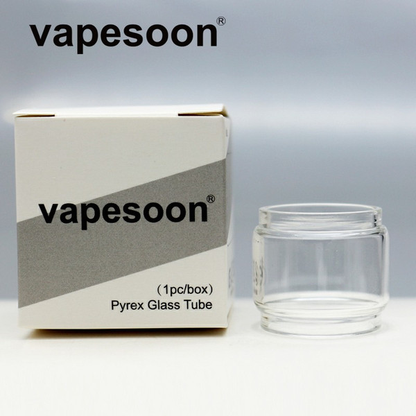 300pcs VapeSoon Replacment Fat Extend Bulb Glass Tube For TFV-MINI V2 TFV8 BABY V2 Stick M17 TFV12 Prince TFV8 BIG BABY DHL Free Shipping