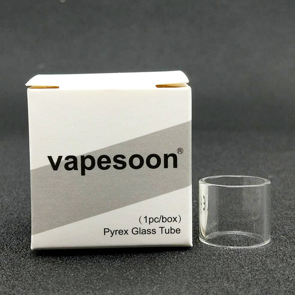 Authentic VapeSoon Replacement Glass Tube For Aspire Tigon 2600mah Starter Kit 3.5ML 24.5MM TANK DHL Free Shipping