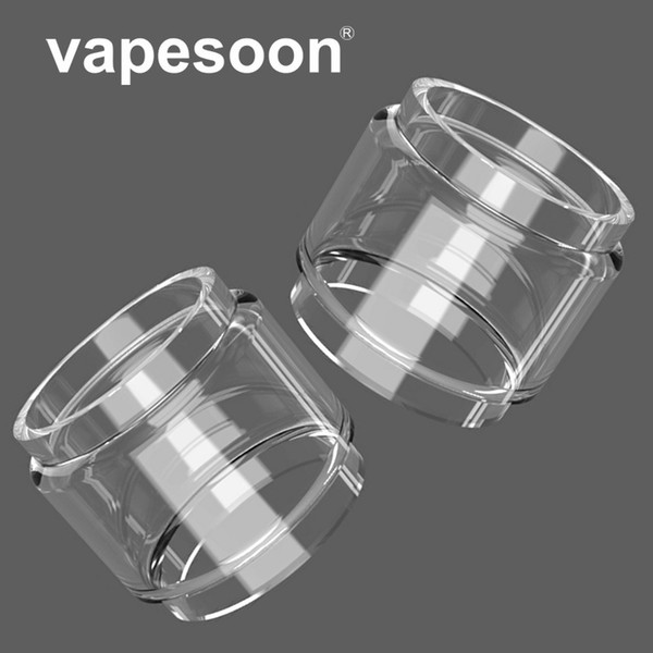 Authentic VapeSoon Fat Bubble Glass Tube For Advken DarkMesh Subohm Tank OWL Tank MANTA MTL CP TF RTA etc Fast Shipping