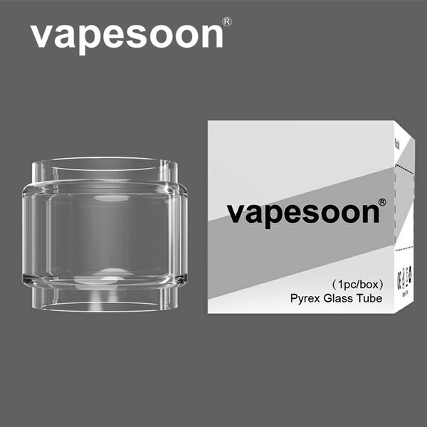 Authentic VapeSoon Fat Bubble Glass Tube For Freemax Twister 80w Kit Fireluke 2 TPD Fireluke MINI Mesh Pro Starre Pure FireLuke Mesh DHL