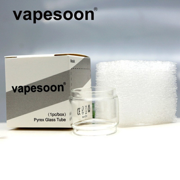Authentic VapeSoon Replacement Glass Tube For Luxe Nano Skrr-S MINI 2ML TANK Fast Shipping