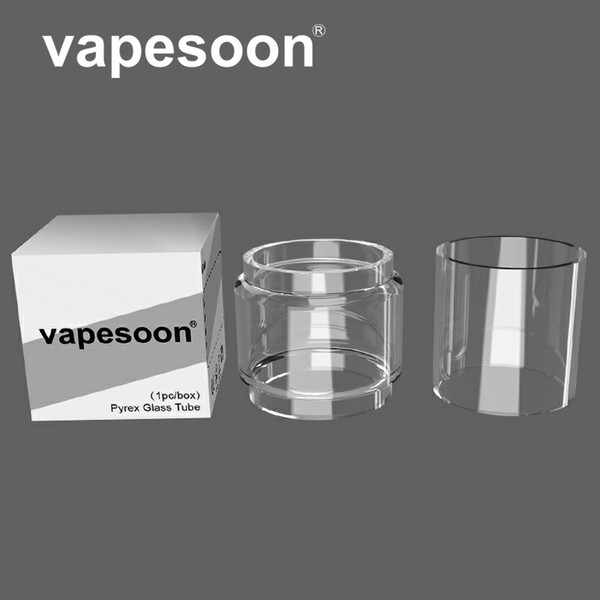 Authentic VapeSoon Replacement Glass Tube For Wotofo Profile Unity RTA 3.5ML/5ML TANK Normal /Bubble Glass Tube DHL Free