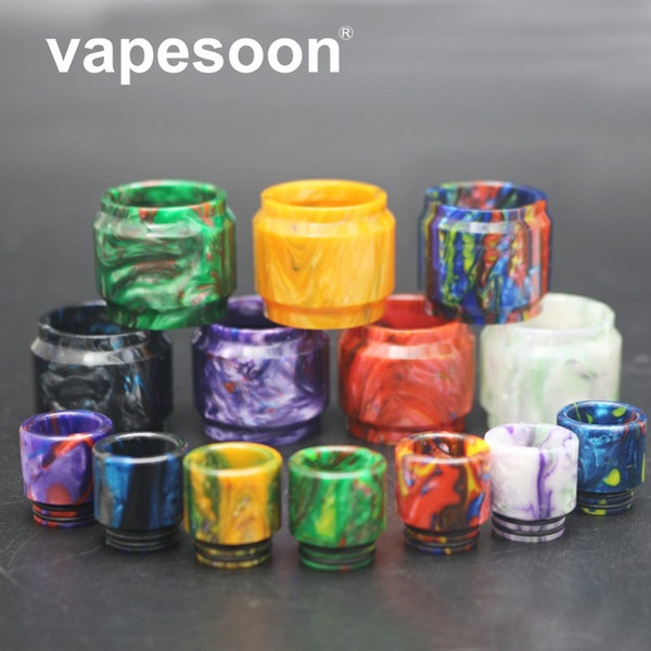 VapeSoon Wholesale TFV8 Big Baby Resin Tank With Drip Tip Set For TFV8 BIG BABY 5ml TANK 7 Colors In Stock DHL Free