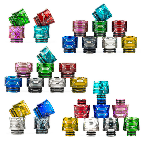 VapeSoon Newest Arrival 810 510 Snake Style Resin Drip Tip For Falcon King Uforce T2 Mesh Pro TFV12 Prince TFV12 BABY Prince etc