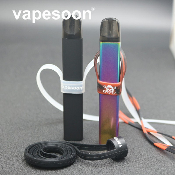 VapeSoon Newest Arrival Silicone Lanyard Suit For 13.5mm-22mm E Cig Pod Kit Such As Relx VOOPOO Alpha Zip Pod Kit Elven Pod Starter Kit