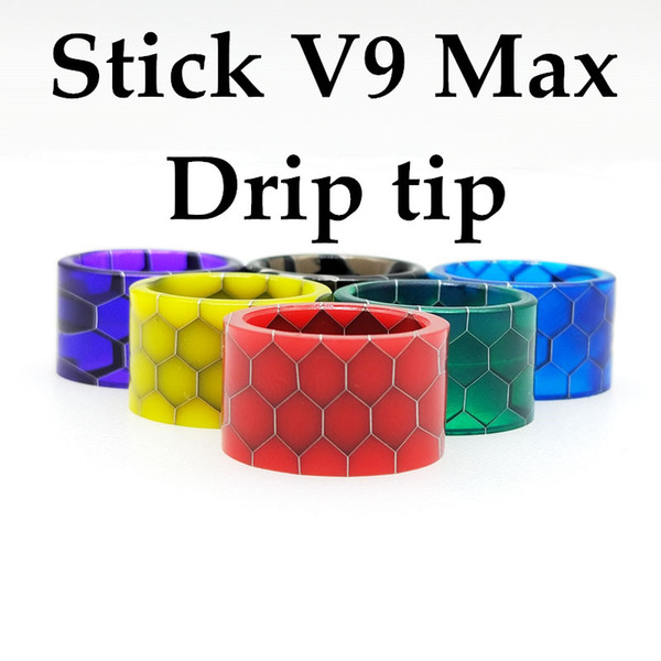 VapeSoon Newest Resin Drip Tip For Stick V9 Max Kit Snake Style Drip Tip