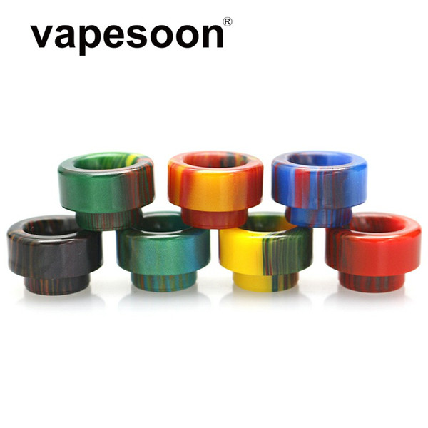 Resin 810 528 drip tip wide bore mouthpiece for 528 goon rda kylin mini manta rta etc DHL Free