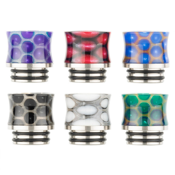 VapeSoon Newest Arrival 810 SS Resin Drip Tip Snake Style Suit For Falcon King TFV12 Prince TANK etc Fastshipping