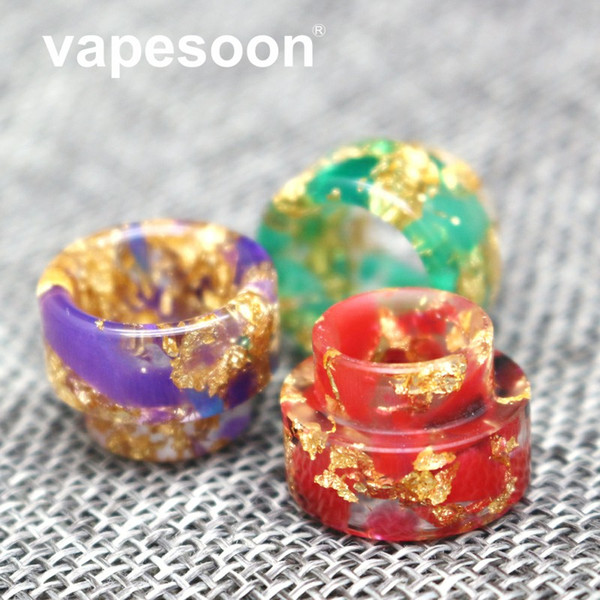 Colorful Resin 810 528 drip tip wide bore mouthpiece for 528 goon rda kylin mini manta reload rta etc