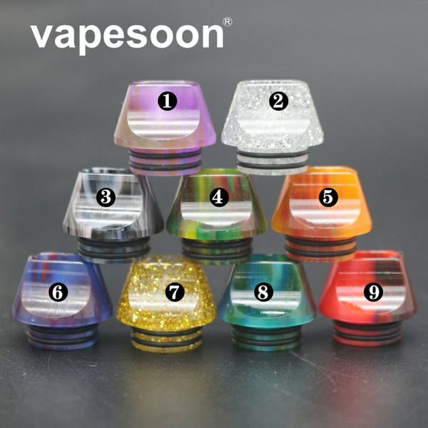 VapeSoon Newest Design 810 Resin Drip Suit For TFV8 TFV12 Prince Ijust 3 etc DHL Free Shipping