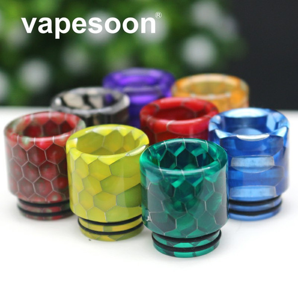 Resin 810 Snake Skin Drip Tip Mouthpiece Wire Bore Tips For TFV8 BIG BABY TFV12 Prince IJUST 3 etc