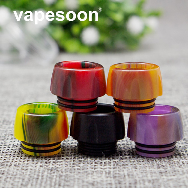 VapeSoon 810 New Design Resin Drip Tip Suit For TF8 BIG BABY TFV12 Prince IJUST 3 etc DHL Free