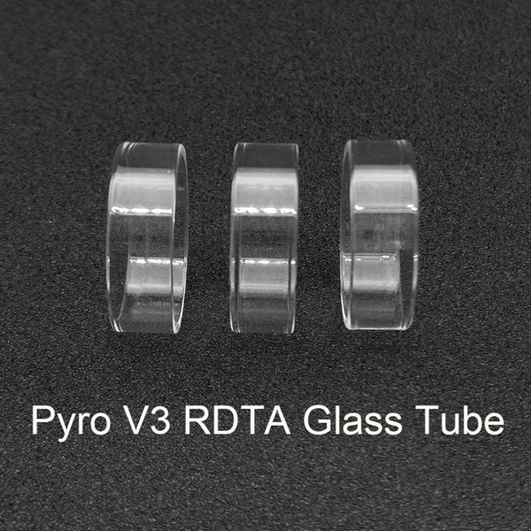 Authentic VapeSoon Replacement Glass Tube For Vandy Vape PYRO V3 RDTA 2ML TANK Retail Package